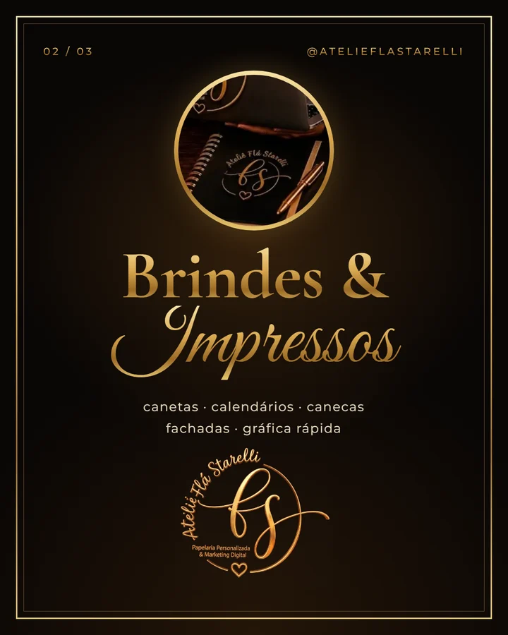 Capa Brindes e Impressos
